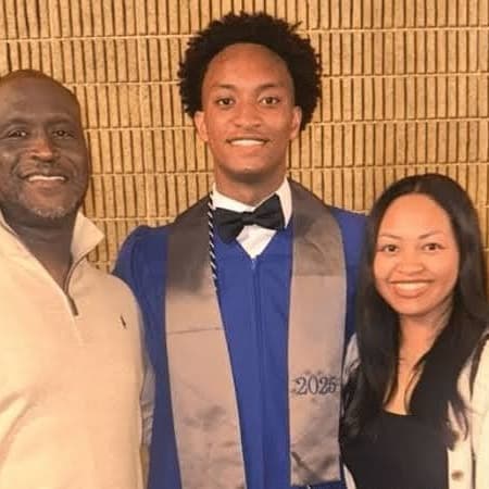 Nolan Wells with his family